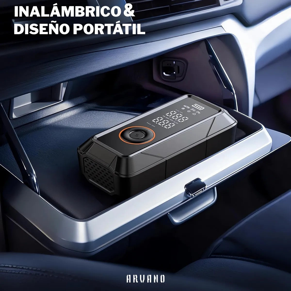 Compresor Aire Portatil Powerbank