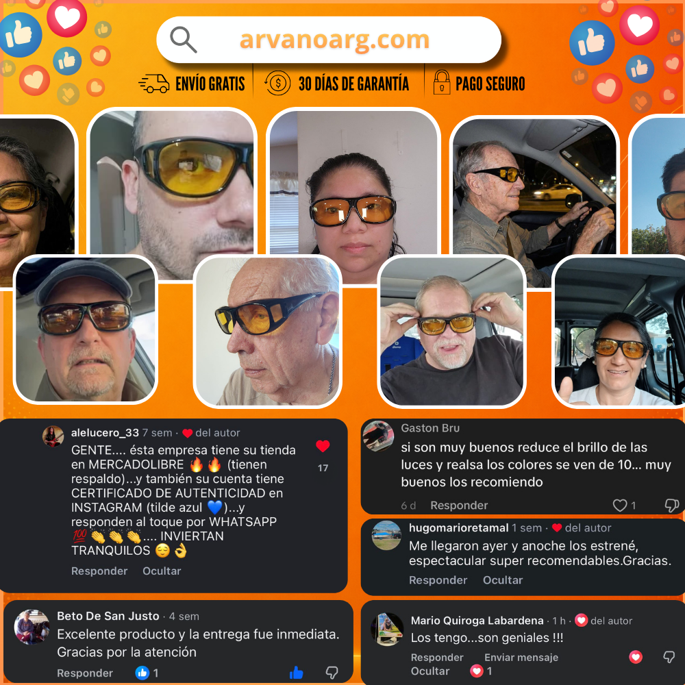 Anteojos Antiencandilantes ARVANO™