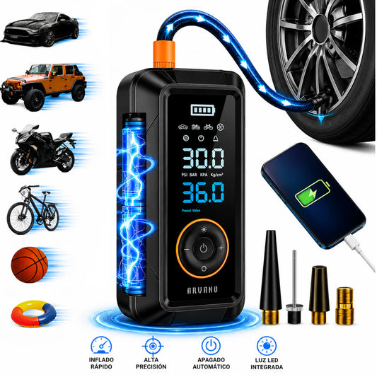 Compresor Aire Portatil Powerbank