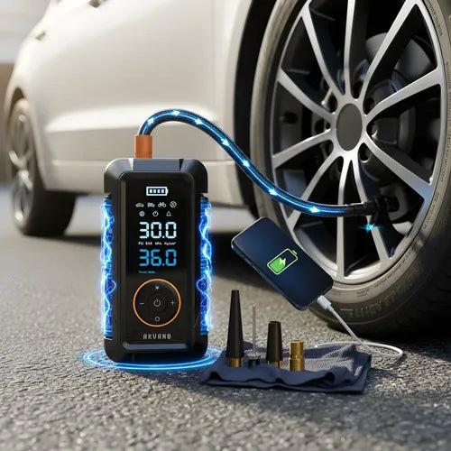 Compresor Aire Portatil Powerbank