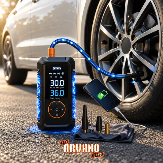Compresor Aire Portatil Powerbank